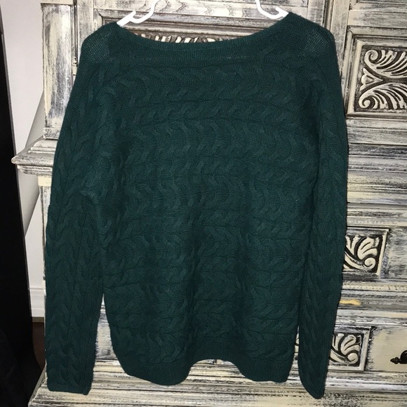 Talbots Petites Green Sweater - Picture 2 of 6